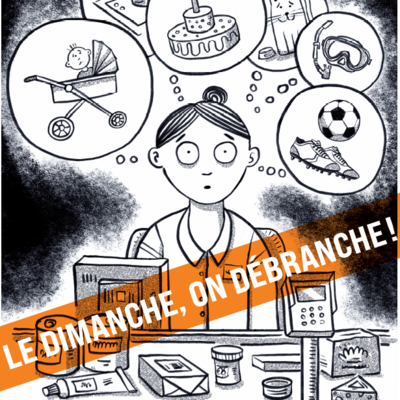 vendeuse flyer non